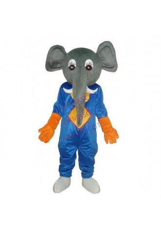 Blue Elephant Mascot Adult Costume Online