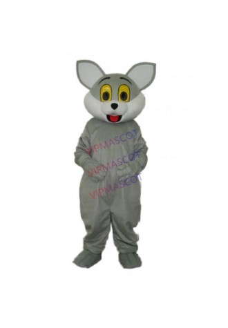 Grey Cat Mascot Adult Costume Online