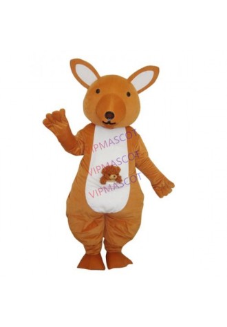 Yellow Kangaroo Mascot Adult Costume Online