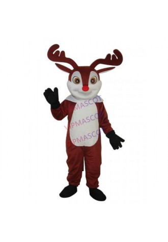 Little Brown Sika Deer Mascot Adult Costume Online