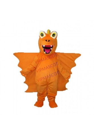 Revised Version Orange Long Thorn Dragon Mascot Adult Costume