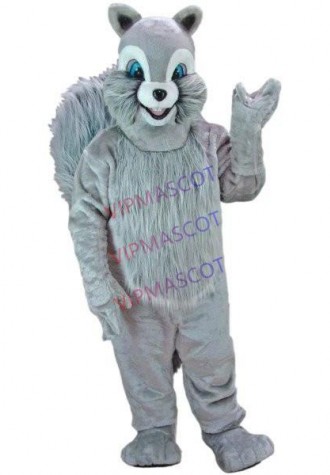 Grey Squirrel Mascot Costume
