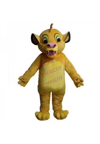 Masoct Lion King Simba Mascot Costume Custom Fancy Costume Anime Cosplay Kits Mascotte Cheap