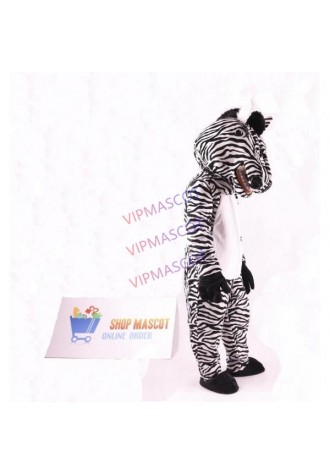 Cute Zebra Mascot Costume