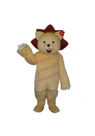 Golden Lion Mascot Adult Costume