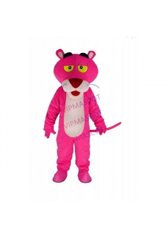 Pink Panther Mascot Costume Cartoon