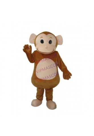 New Little Brown Monkey Mascot Adult Costume
