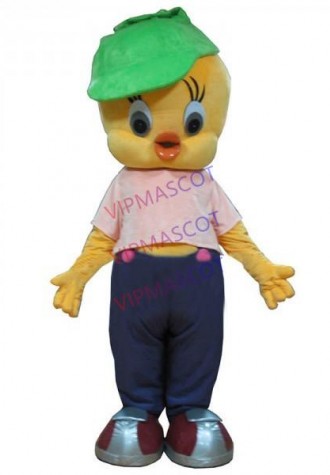 Tweety Bird Canary Cartoon Mascot Costume Suit Fancy Dress Cheap