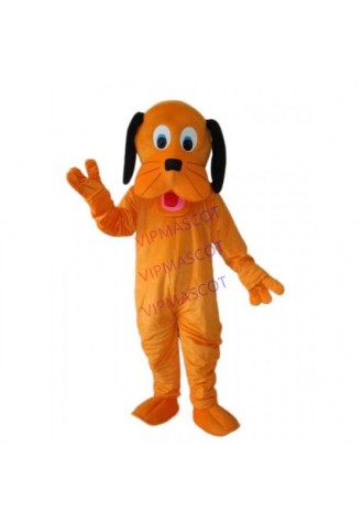 Orange Dog Mascot Adult Costume Online