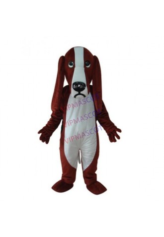 Short Plush Dog Adult Mascot Costume Online