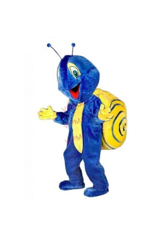 Blue Snail Mascot Costume Cheap