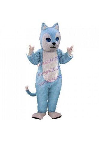Blue Cat Lightweight Mascot Costume