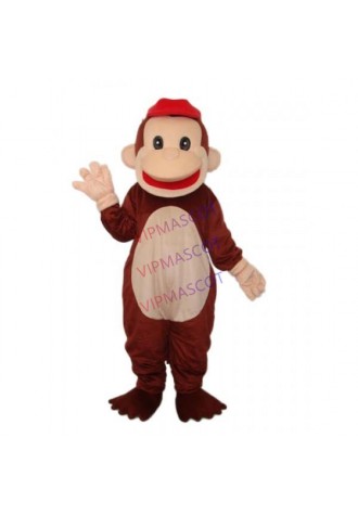 Revised Happy Monkey Mascot Adult Costume