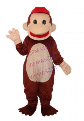 Revised Happy Monkey Mascot Adult Costume