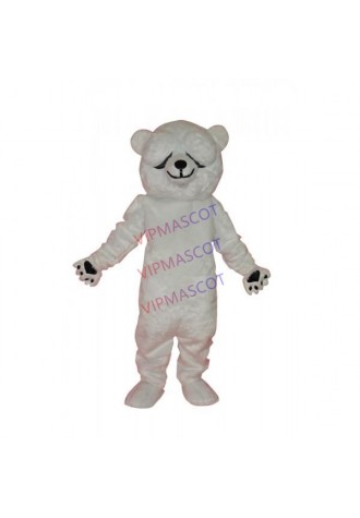Simple and honest polar bears adult Mascot Costume Online