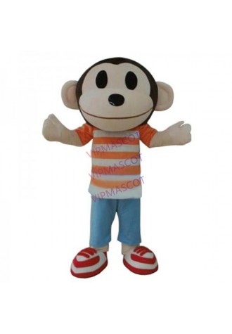 Monkey Adult Animal Cartoon Character Mascot Costume With High Quality