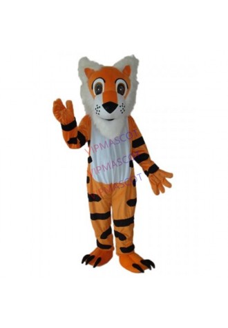 Long Beard Tiger Mascot Adult Costume