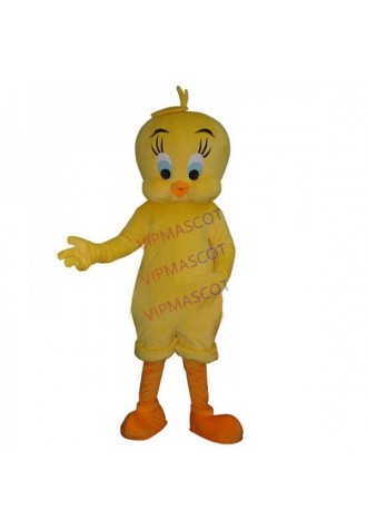 Tweety Looney Mascot Costume Cartoon Bird Fancy Dress Adult