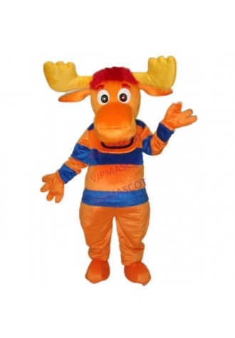 Striped Deer Mascot Adult Costume Online