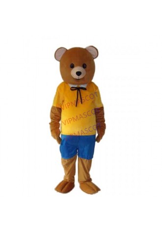 leisure Version Teddy Bear Mascot Adult Costume Online