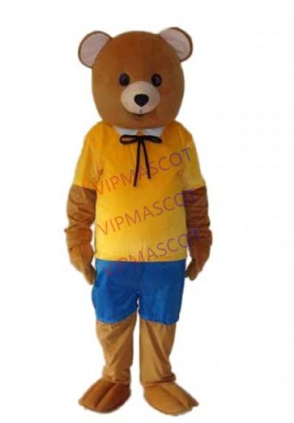 leisure Version Teddy Bear Mascot Adult Costume Online