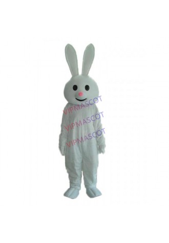 Pink Nose Rabbit Mascot Adult Costume