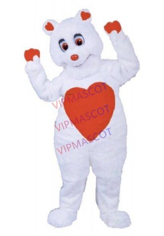 Valentine Bear Mascot Costume Cheap
