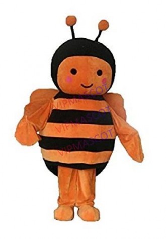 Orange Black Bee Christmas Halloween Mascot Costume With High Quality