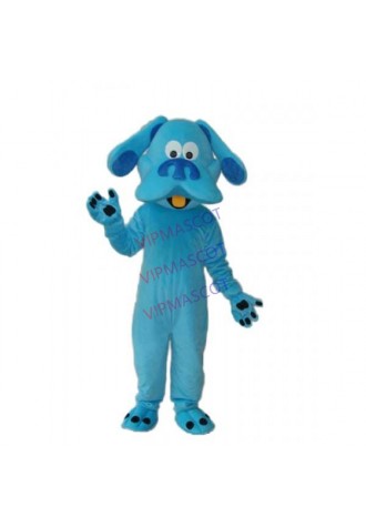 Blue Dog Mascot Adult Costume Online
