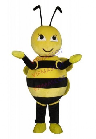 Lovely Yellow Bee Mascot Costume Cheap