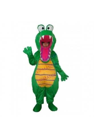 Open Mouth Crocodile Mascot Adult Costume Online