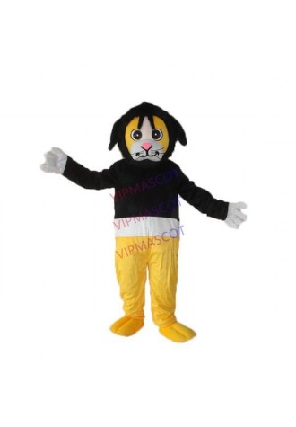 Tony Monkey in Black Sweater Adult Mascot Costume