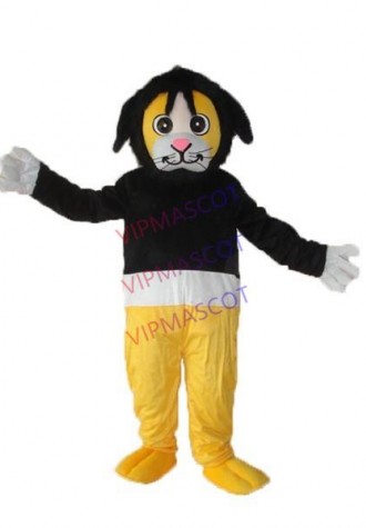 Tony Monkey in Black Sweater Adult Mascot Costume