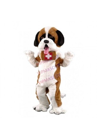 St. Bernard Dog Costume Mascot Online