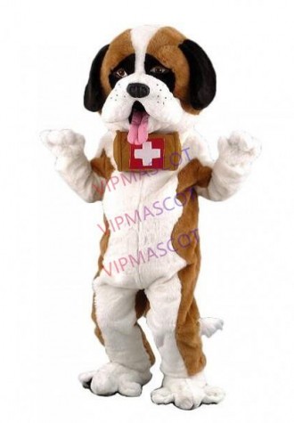 St. Bernard Dog Costume Mascot Online