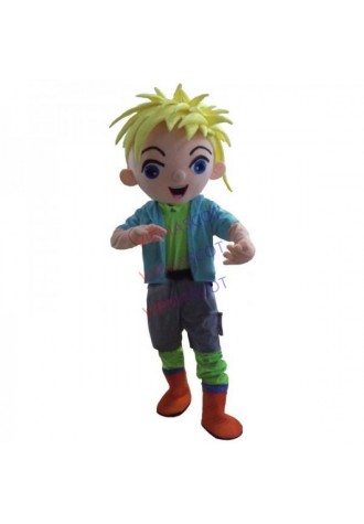 Boy Ragazzo Mascot Costume Cartoon Fancy Dress