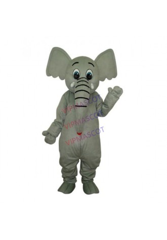 Little Grey Elephant Mascot Adult Costume Online