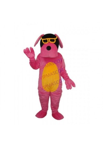 Glasses Dog Mascot Adult Costume Online