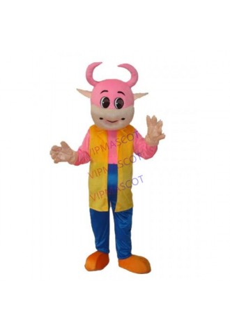No.1 Cow Mascot Adult Costume Online