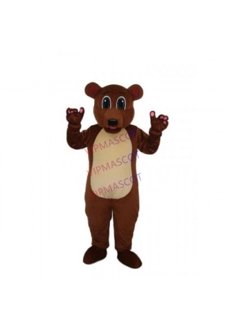 Golden Brown Bear Mascot Adult Costume Online