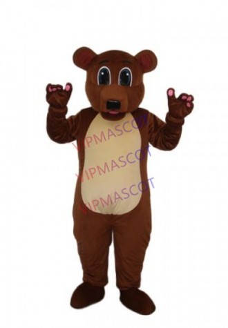 Golden Brown Bear Mascot Adult Costume Online