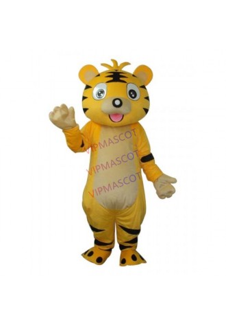 Small Tiger Mascot Adult Costume