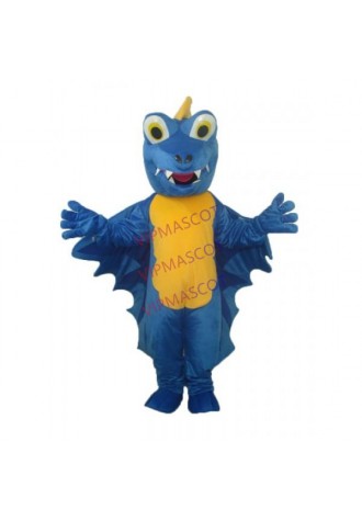 Revision Blue Dinosaur Mascot Adult Costume Online