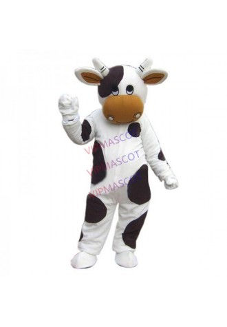 Cow Mascot Costume Halloween Cosplay Party Dress With The Most High Quality
