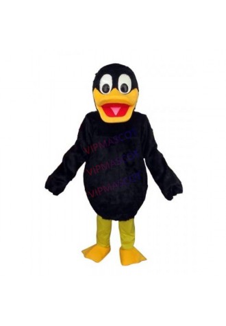 Long Wool Black Duck Mascot Adult Costume Online