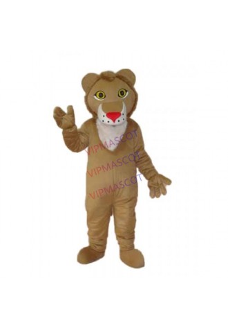 Light Brown Lion Mascot Adult Costume