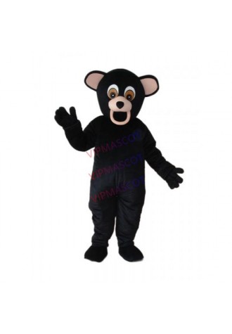 Black Dog Bear Mascot Adult Costume Cheap