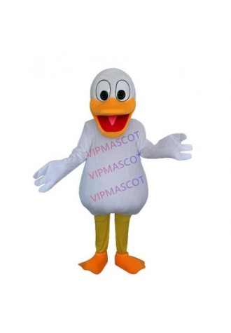 White Duck Mascot Adult Costume Online
