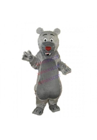 Long-haired Gray-mouth Bear Mascot Adult Costume Online