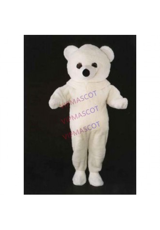 White Polar Bear Costume Mascot